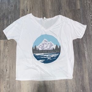 Delta Phi Epsilon Mountain V-Neck